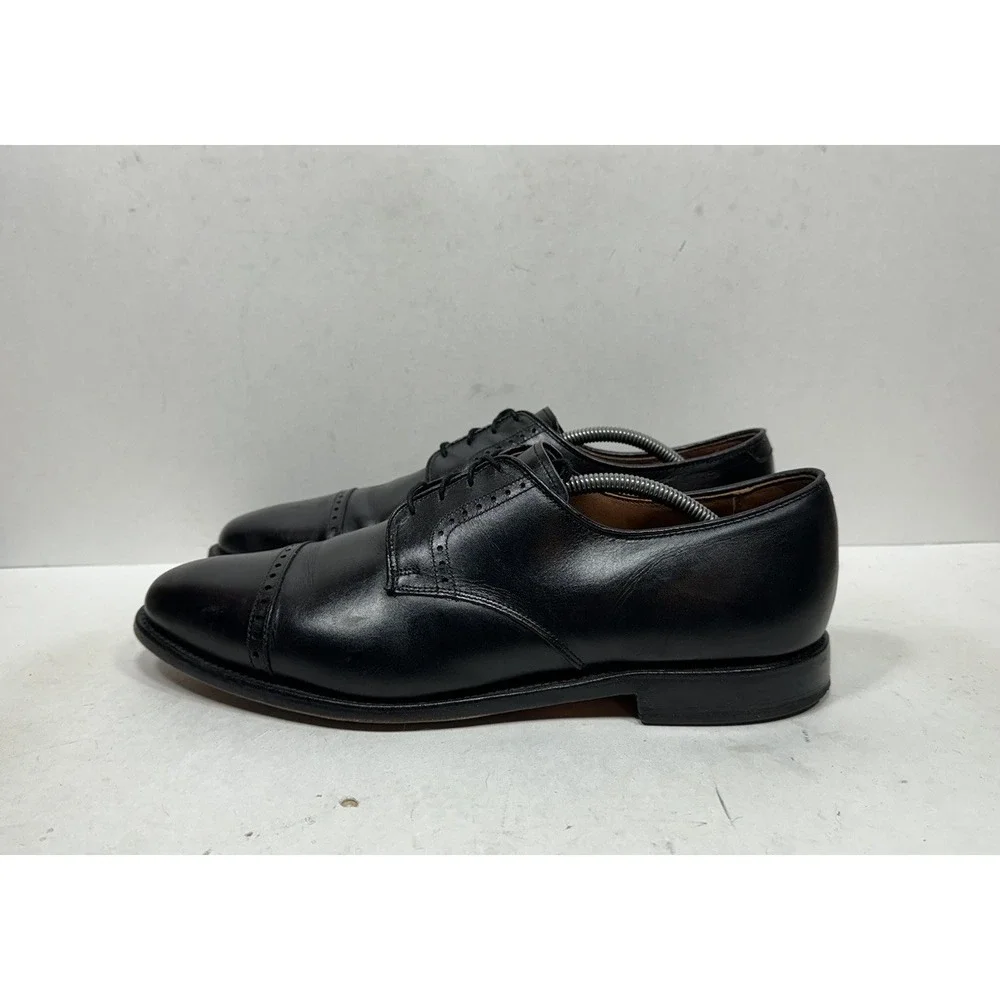 Allen Edmonds 3308 Clifton Cap Toe Oxford Men's Size 12 D Black Leather USA